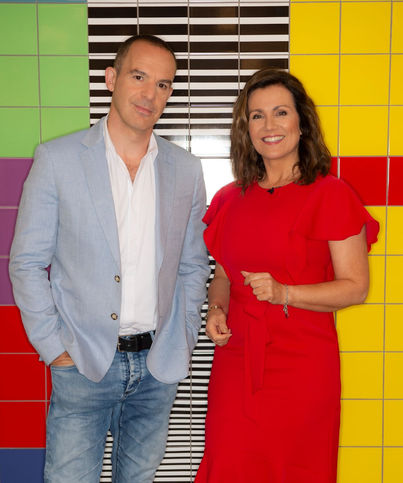 Martin Lewis with Susanna Reid