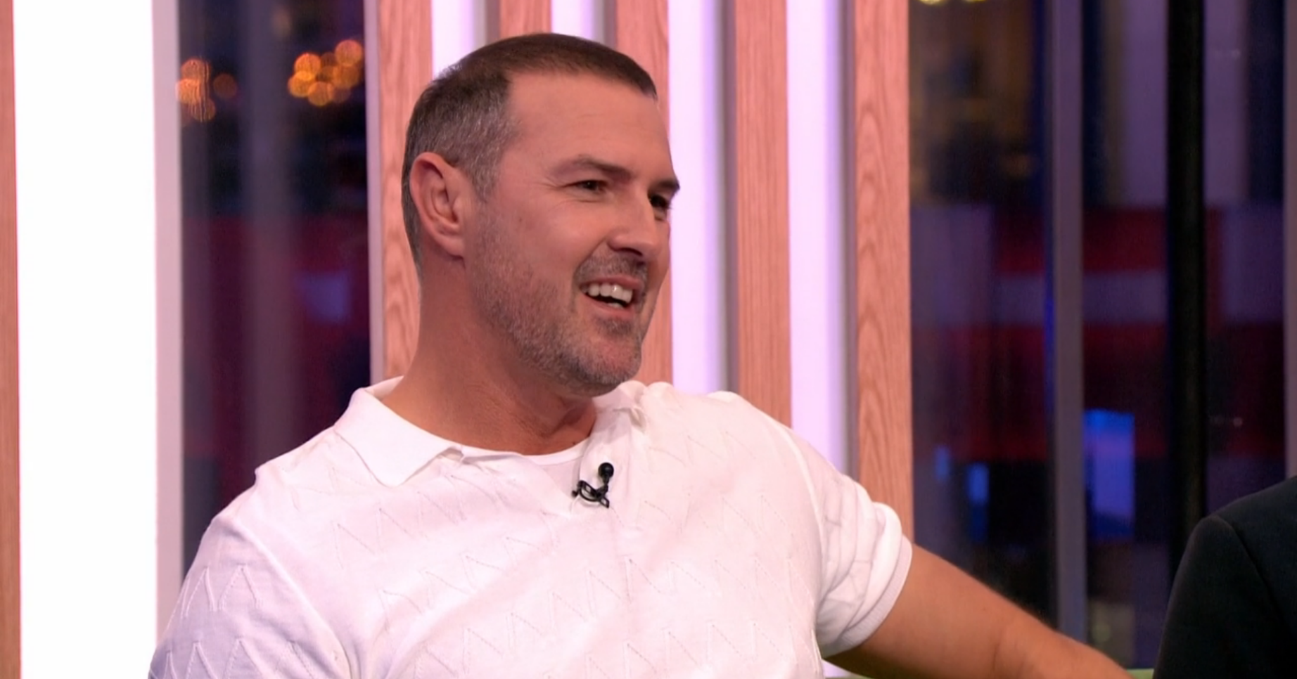 Paddy McGuinness smiles on The One Show