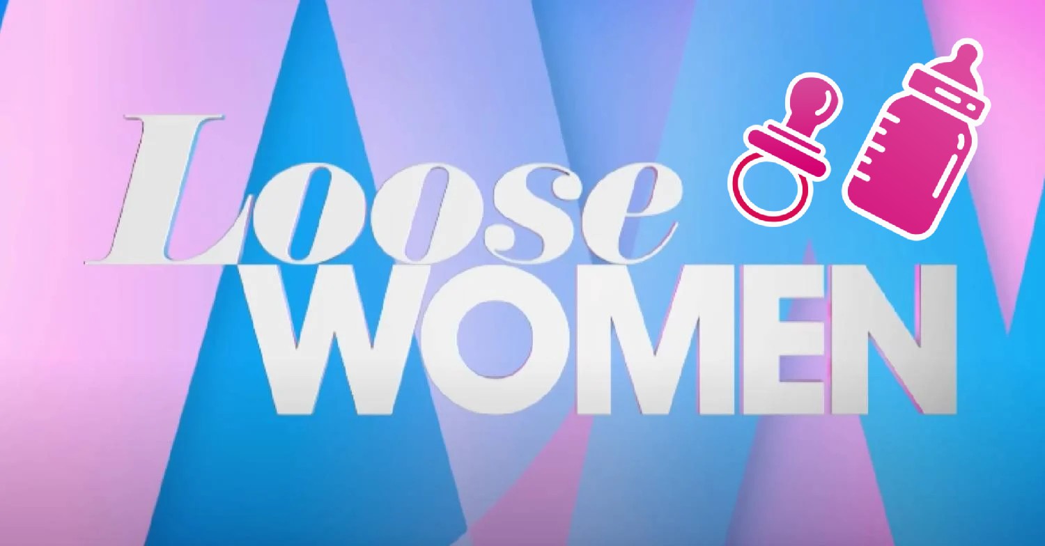 Loose Women logo / baby bottle and dummy emojis