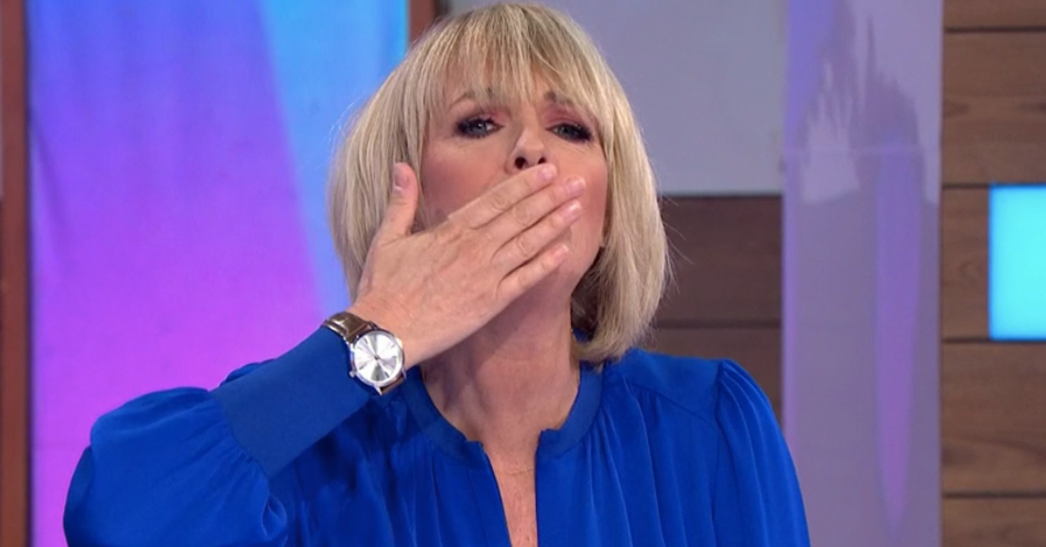 Loose Women star Jane blowing a kiss today