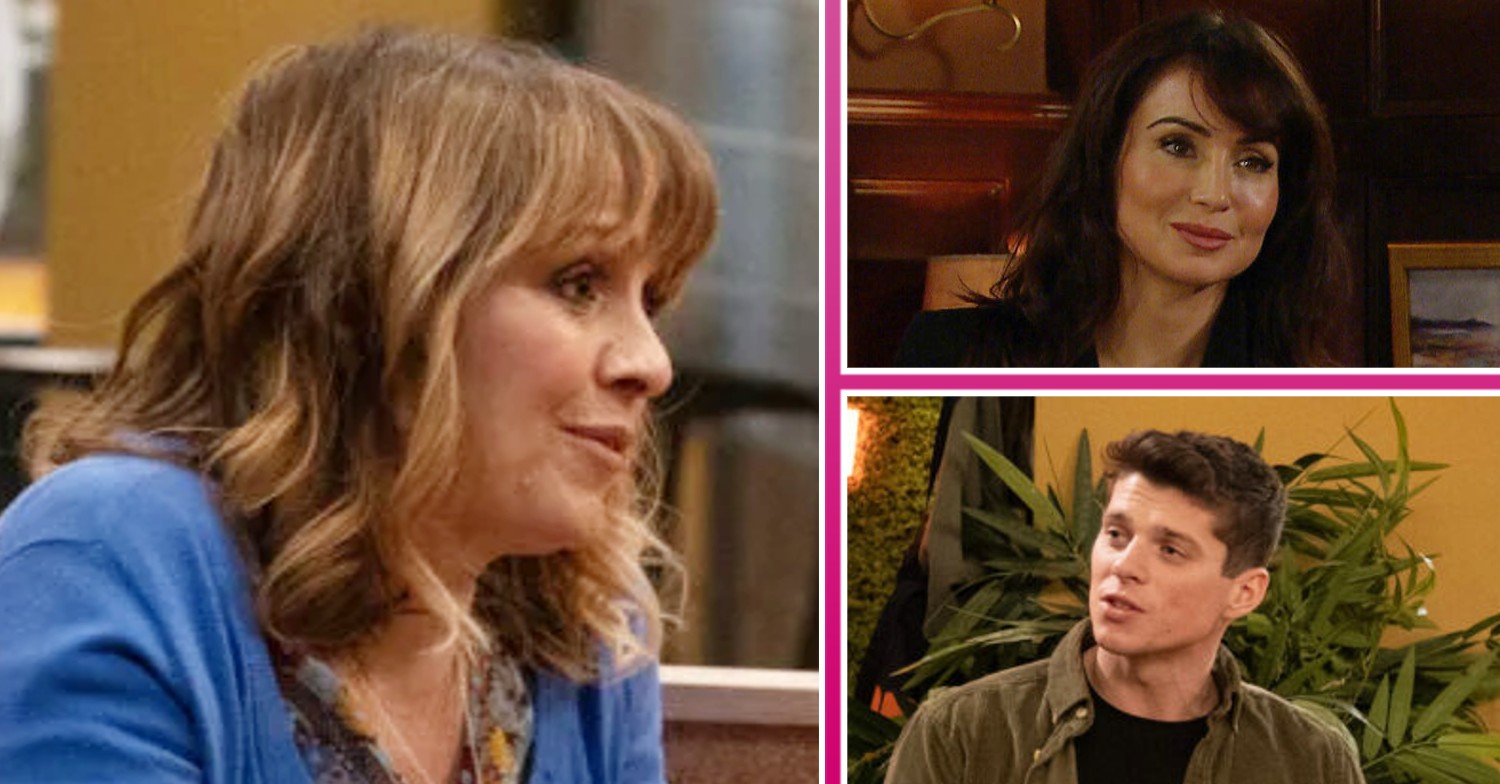 Emmerdale spoilers: Rhona, Leyla and Nicky comp image
