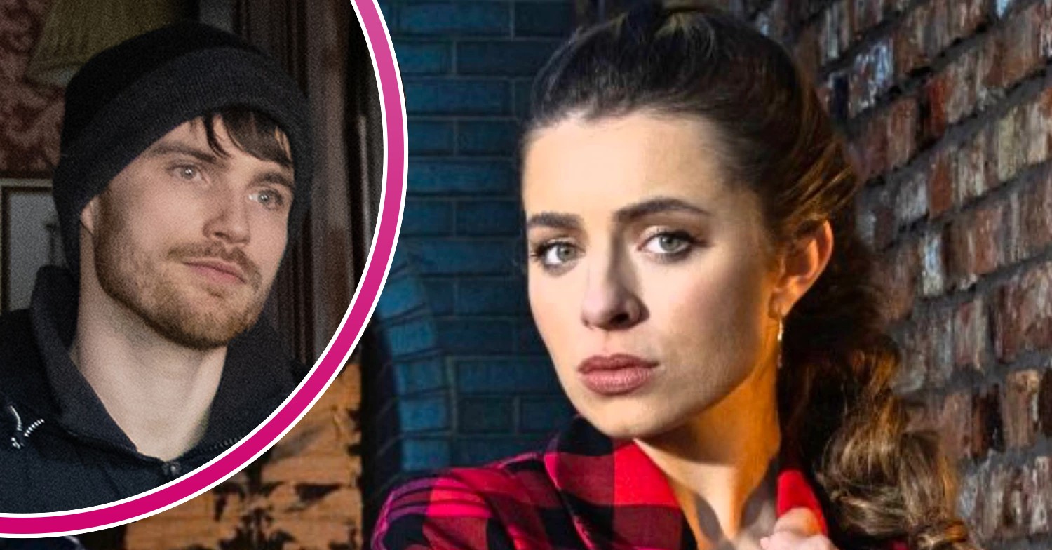 Daisy and her acid attacker in Coronation Street