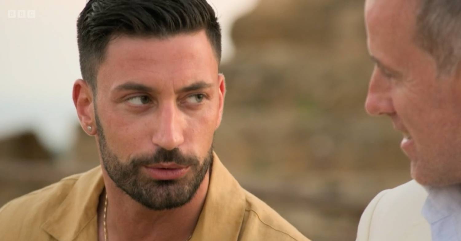 Giovanni Pernice gives Anton du Beke a look