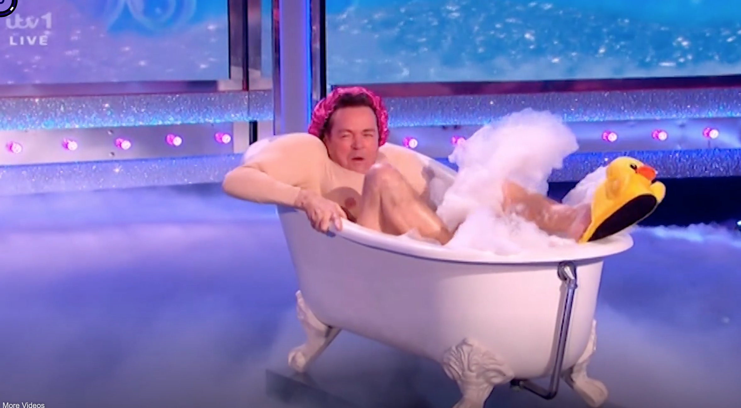 Stephen Mulhern in the bath