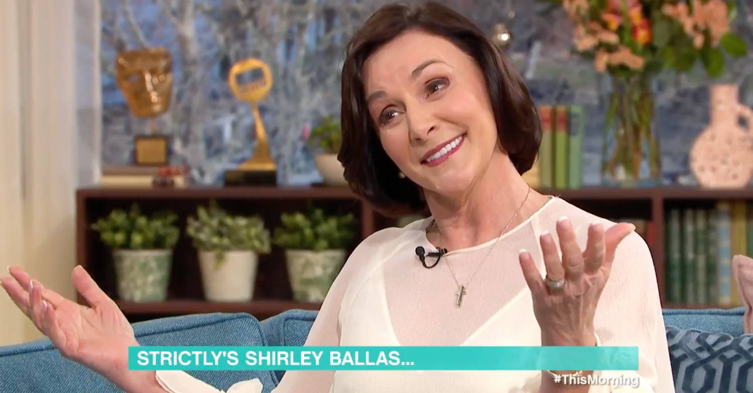 Strictly judge Shirley Ballas raises her hands on This Morning