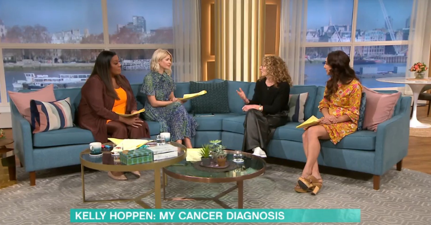 Kelly Hoppen speaking to Holly and Alison on This Morning