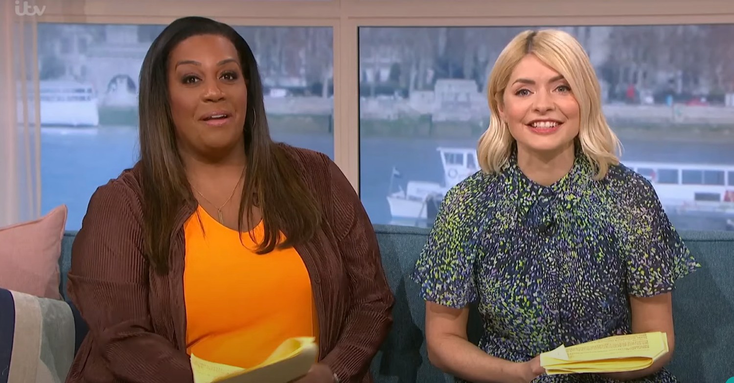 Alison Hammond and Holly Willoughby on ITV This Morning 