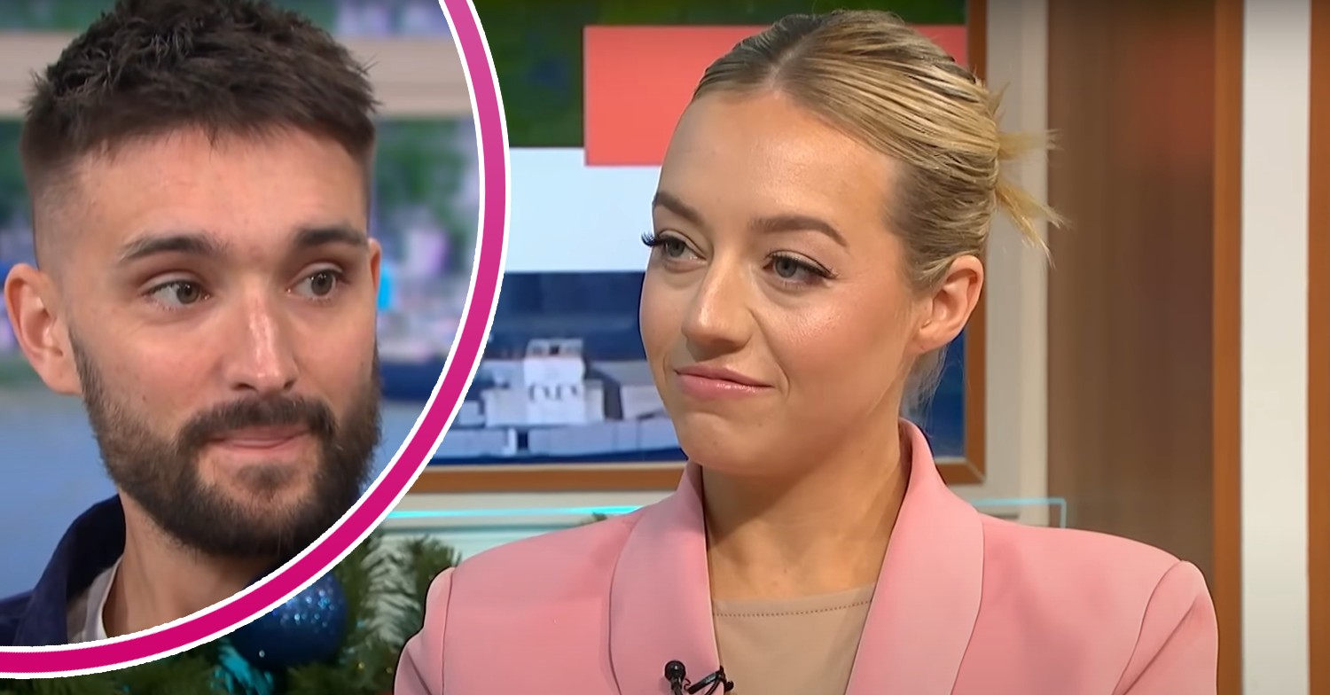 Kelsey and Tom Parker looking serious on GMB and This Morning