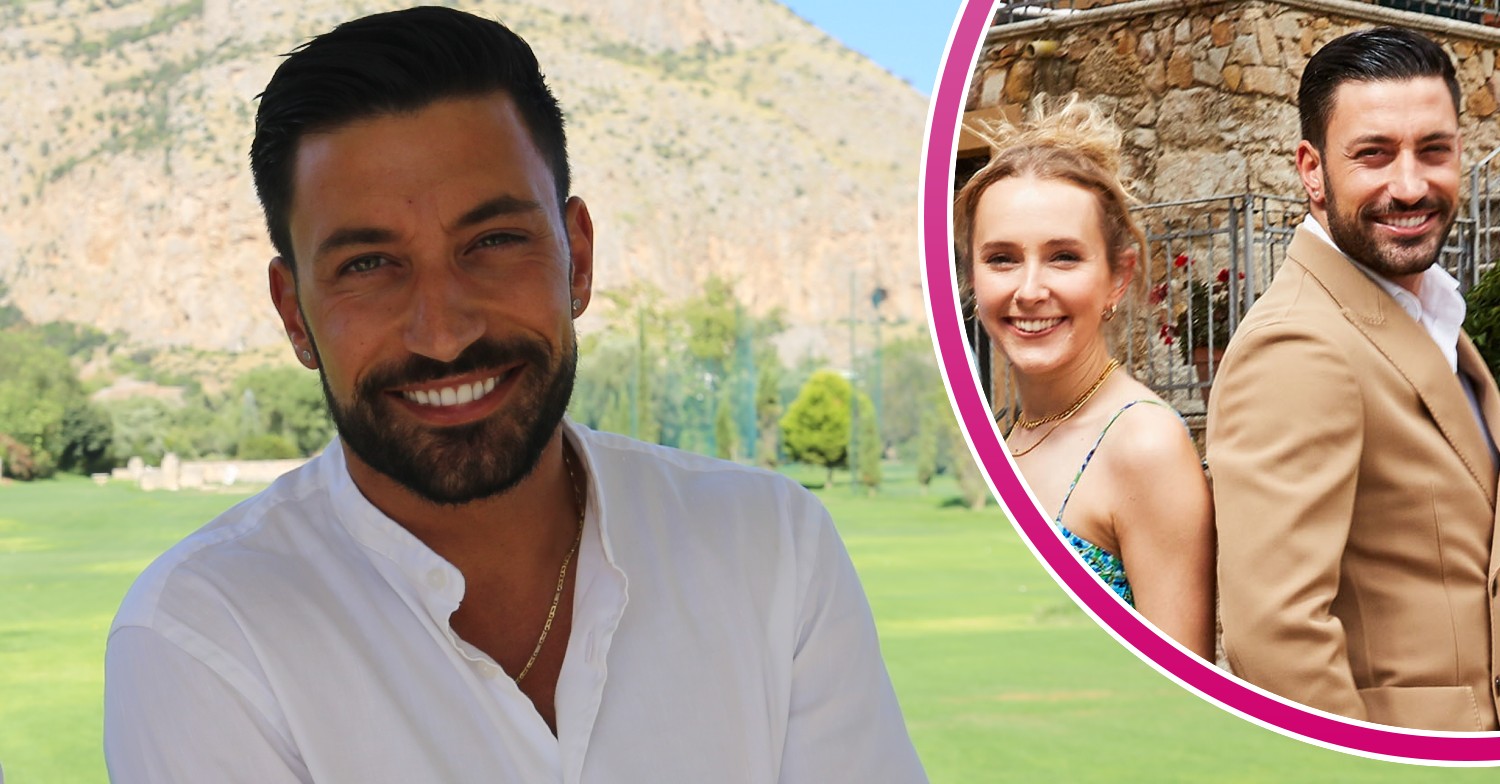 Giovanni and Rose smiling in Anton and Giovanni: Adventures in Sicily