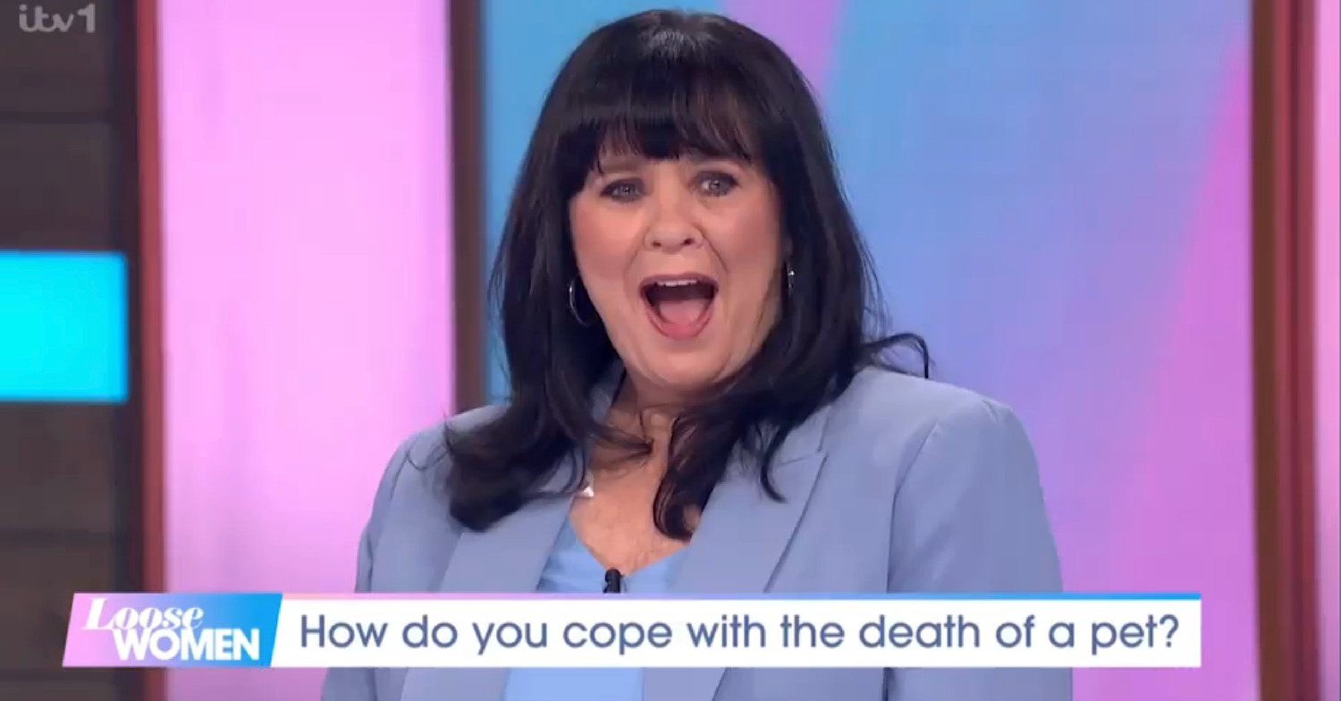 Coleen Nolan laughing on Loose Women today