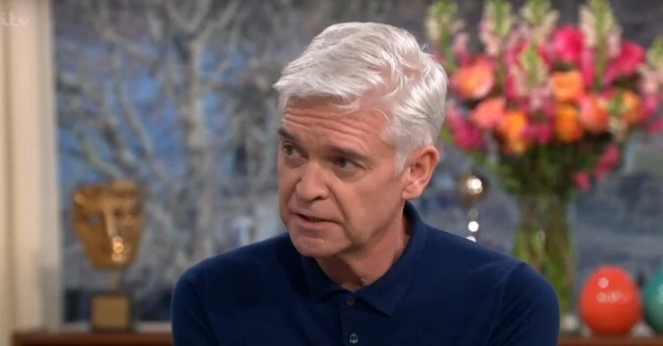 Philip Schofield frowns on This Morning