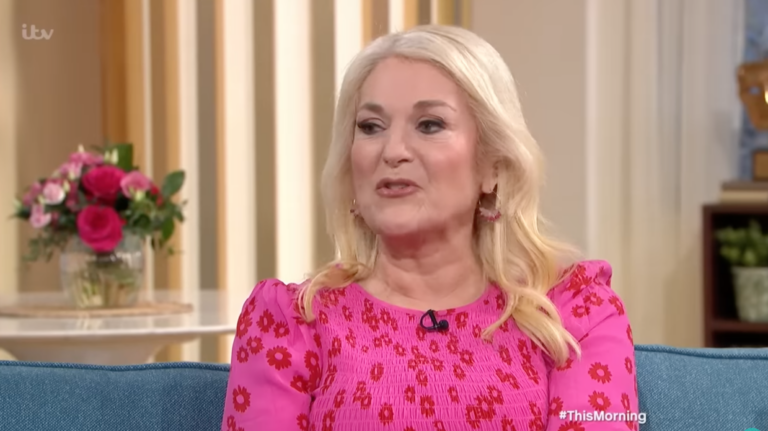 Vanessa Feltz frowns on This Morning