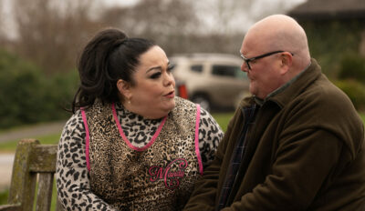 Mandy tells Paddy to follow his heart... but at what cost to her? (Credit: ITV)