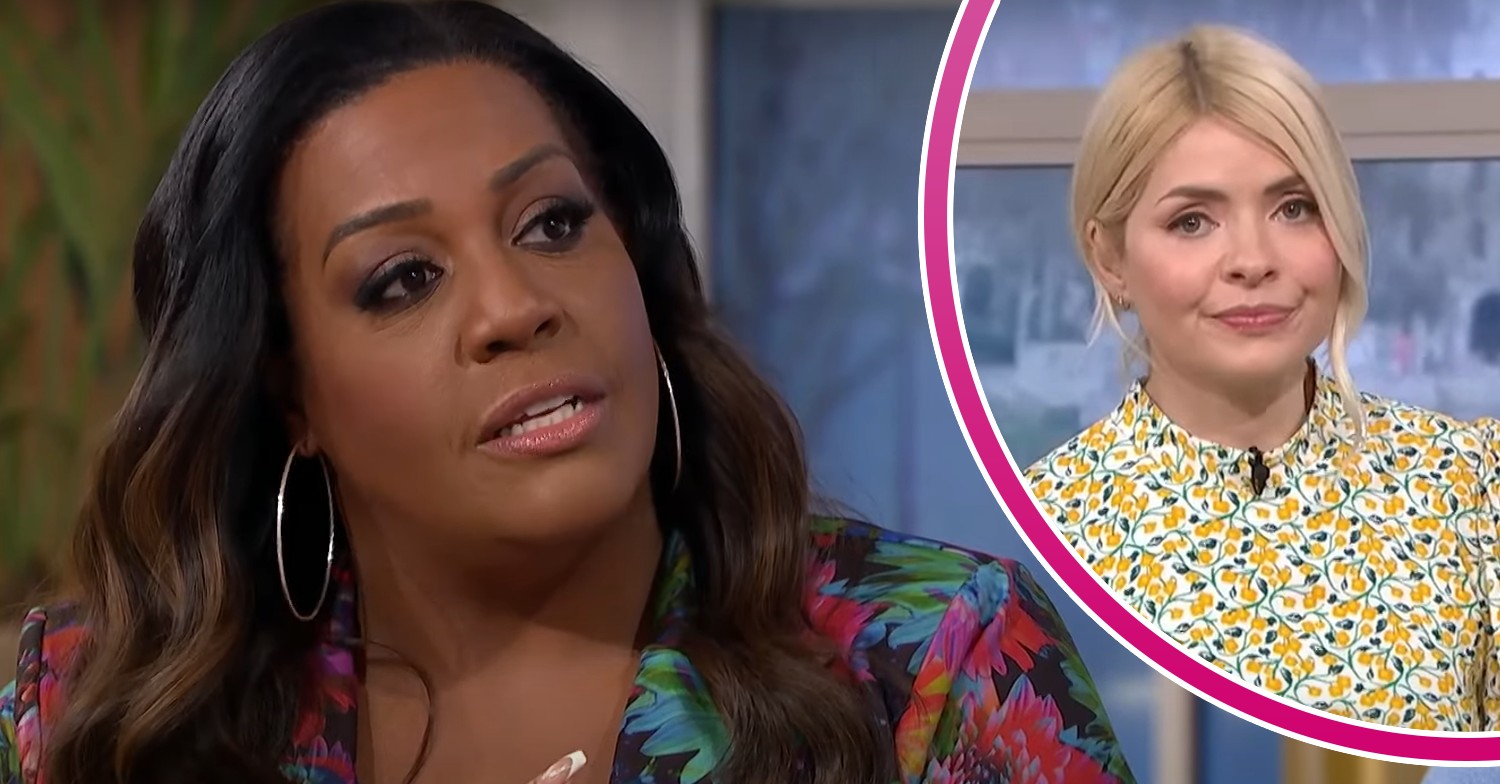 Alison and Holly talking on This Morning