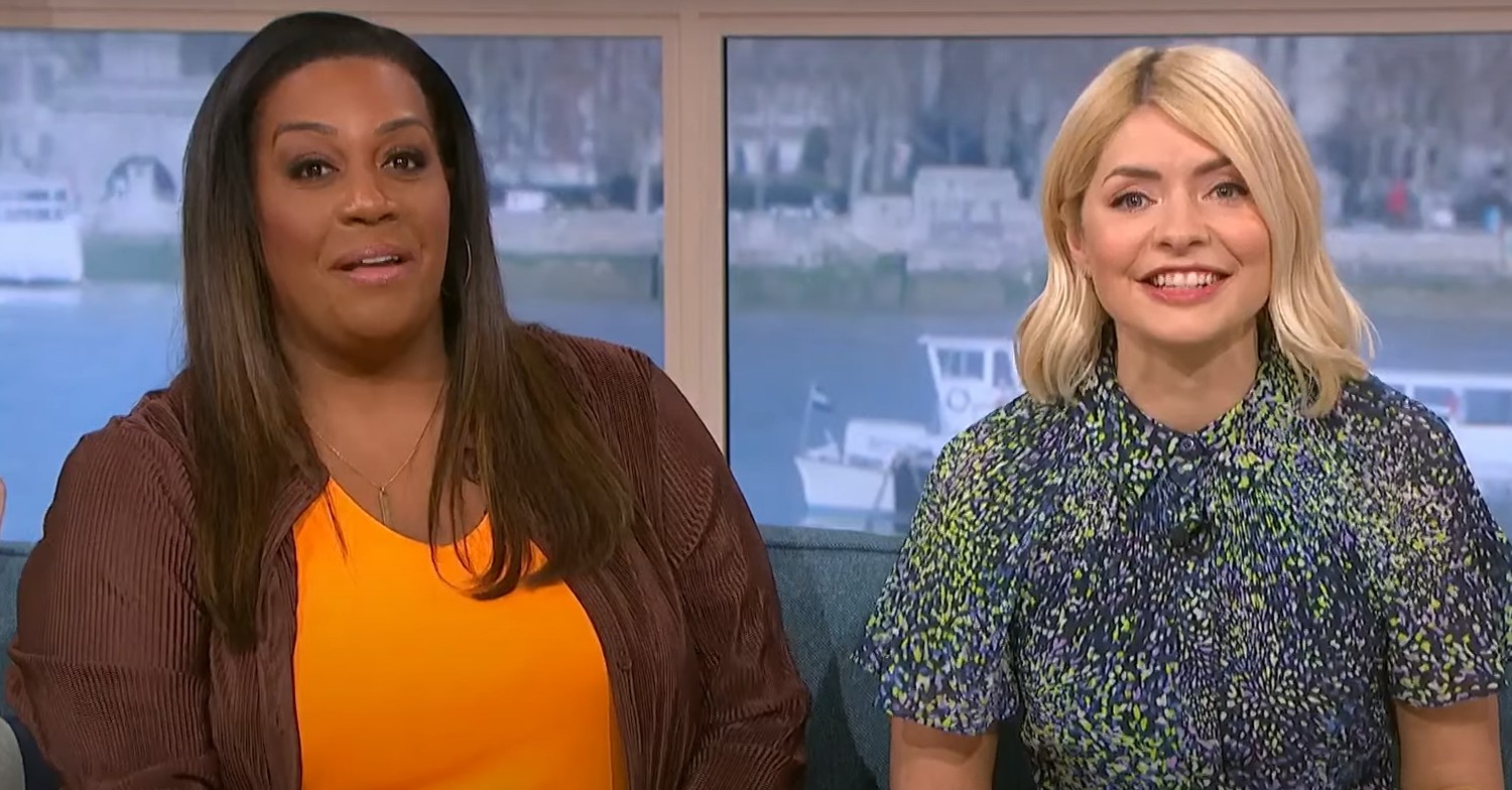 Alison Hammond and Holly Willoughby smiling on This Morning