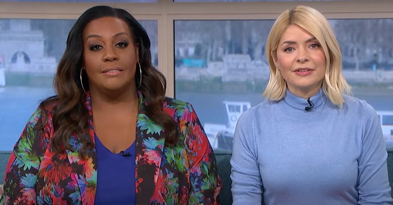 Alison Hammond and Holly Willoughby hosting This Morning