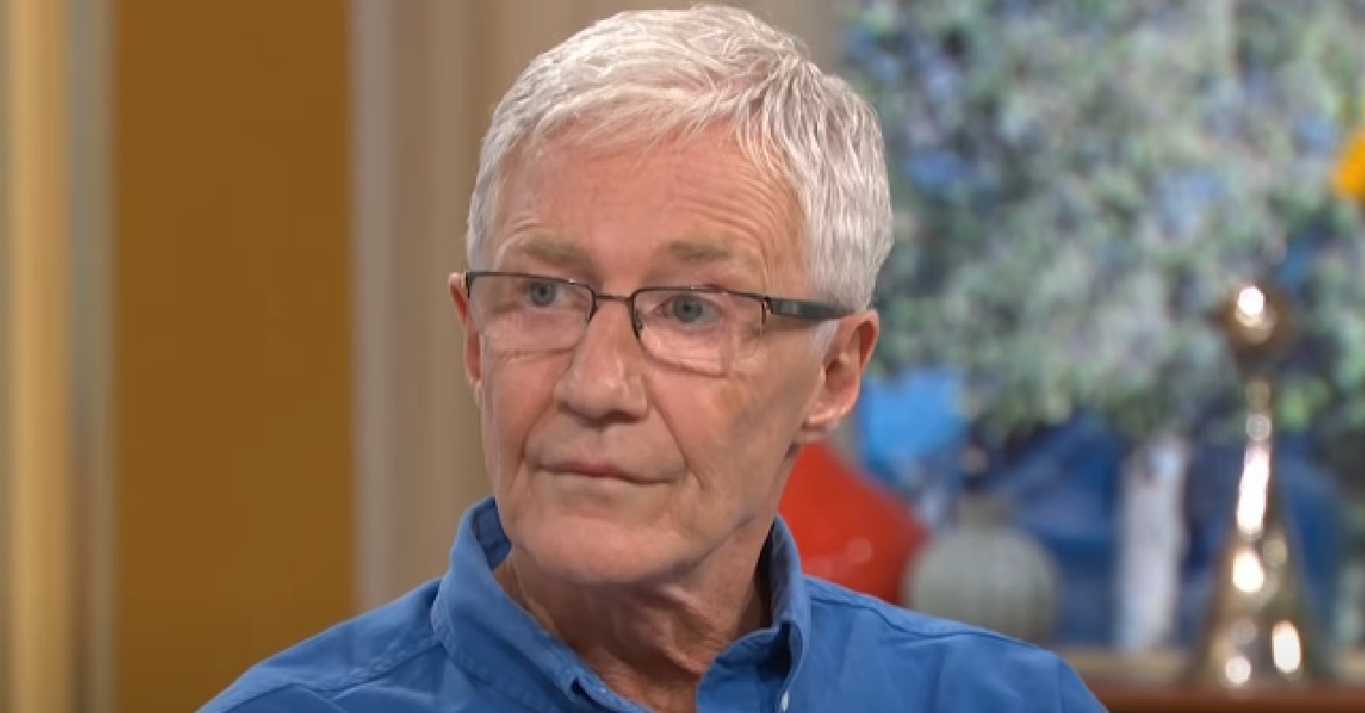 Paul O'Grady looking concerned on This Morning