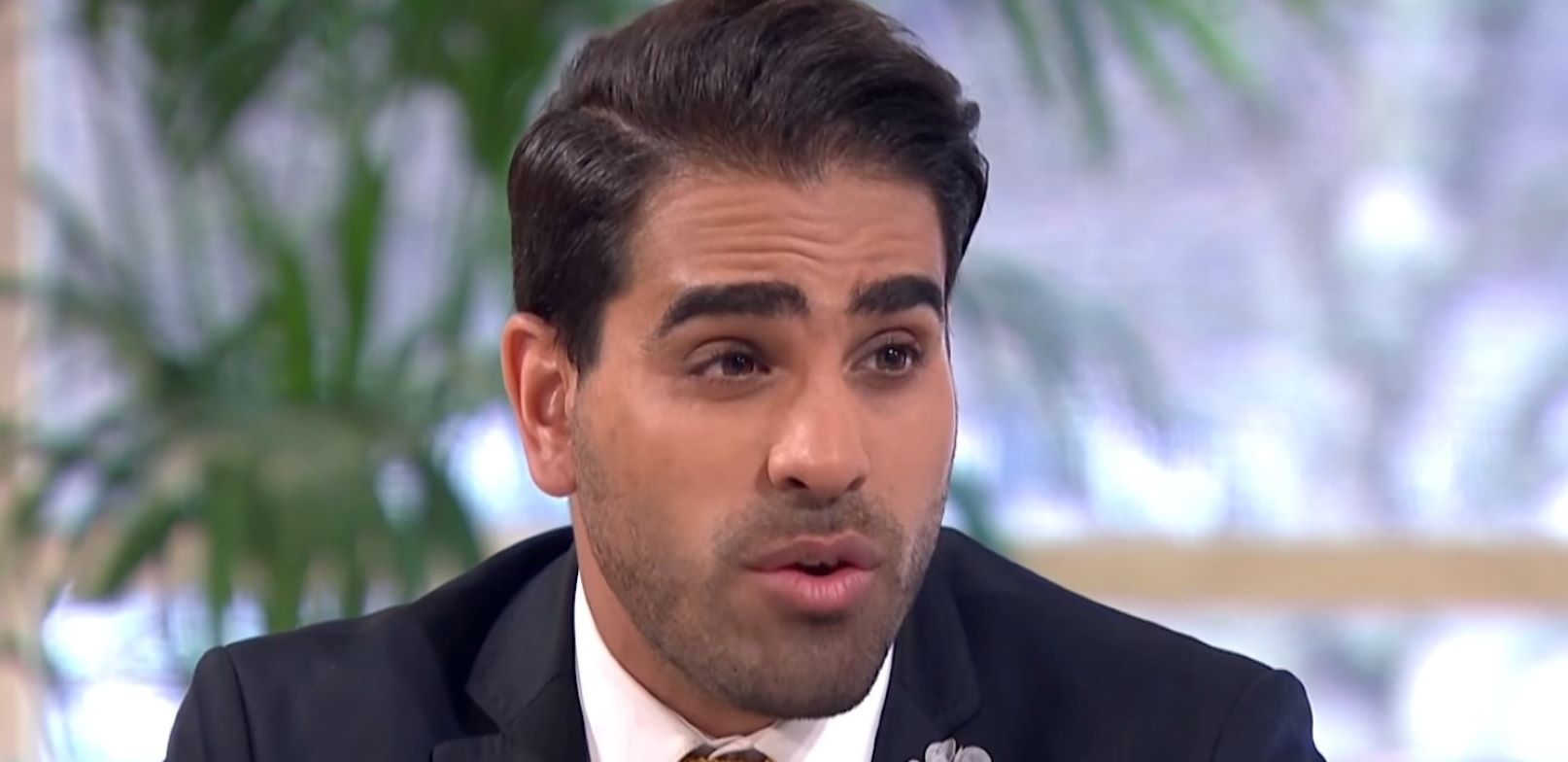 Dr Ranj looks serious as he talks