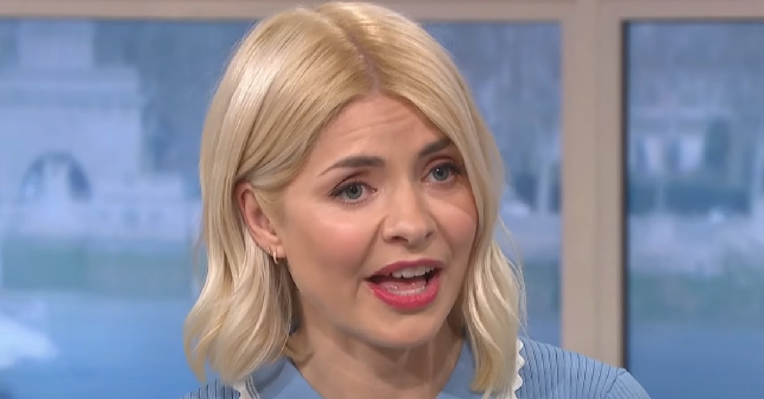 Holly Willoughby talking on This Morning