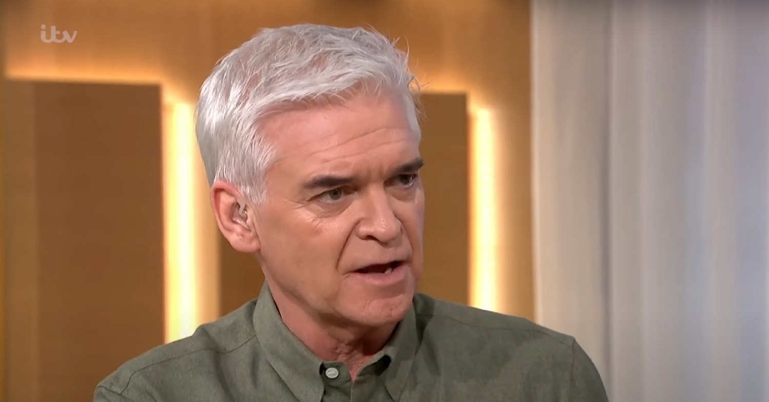 Phillip Schofield looking shocked on This Morning