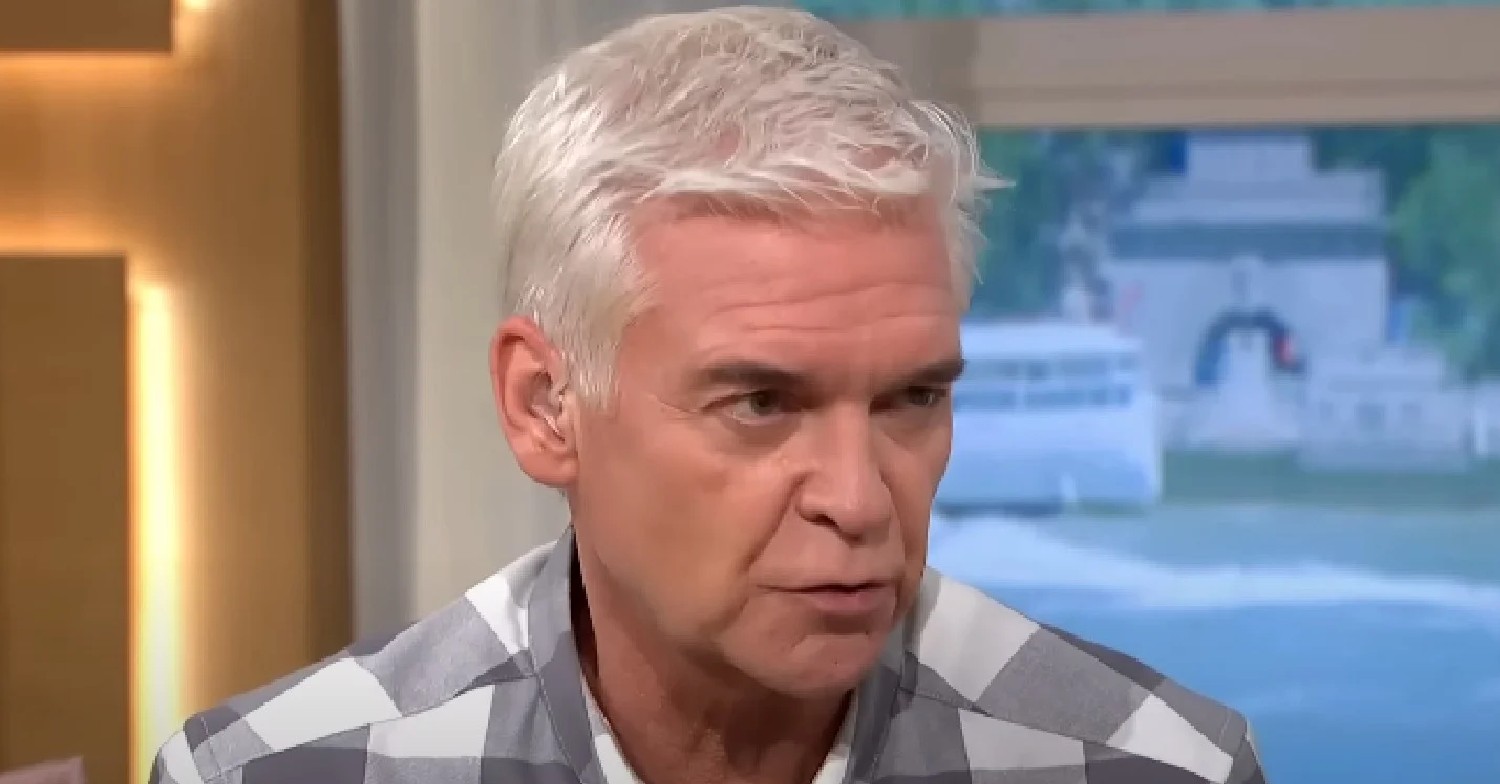 Phillip Schofield speaking on This Morning