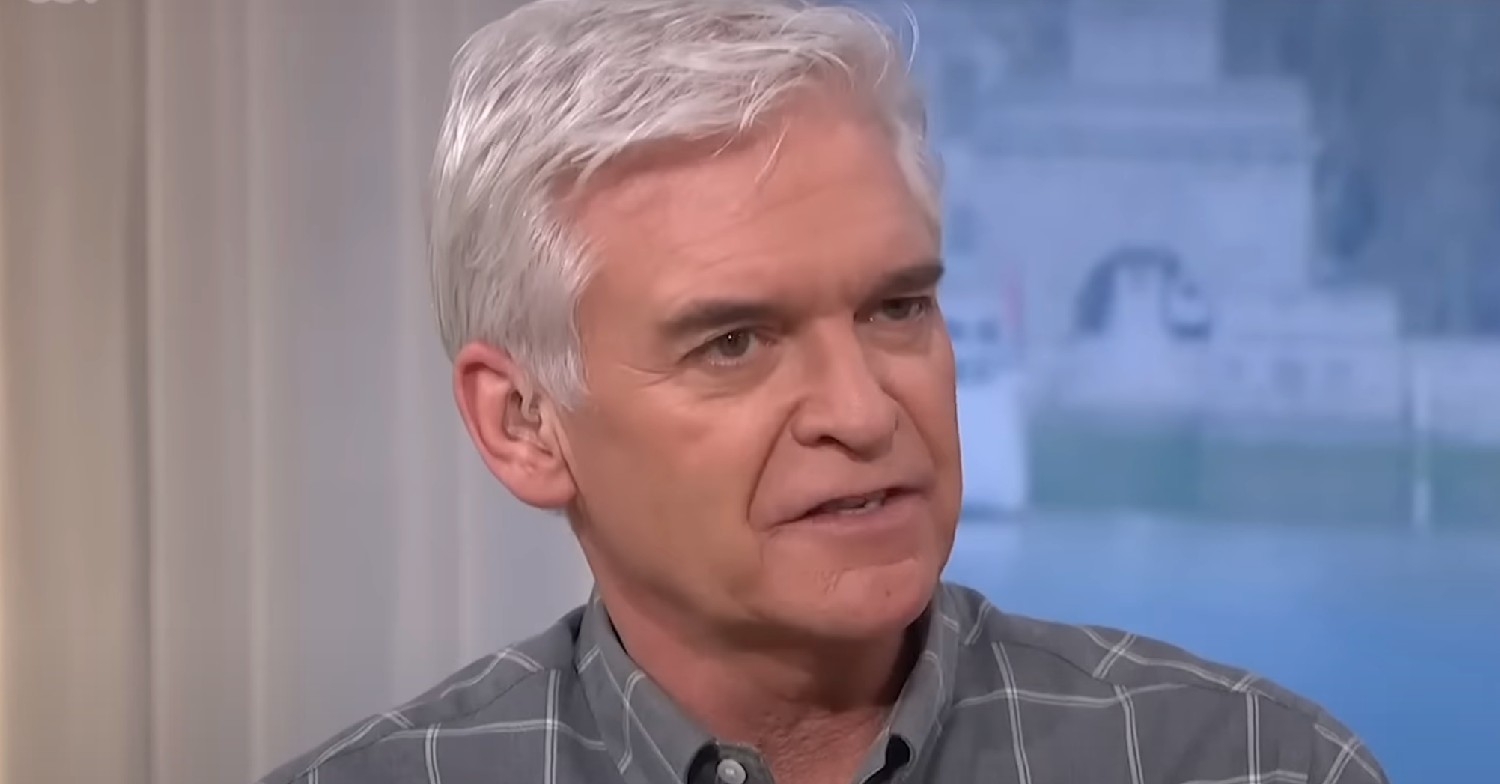 Phillip Schofield speaking on This Morning