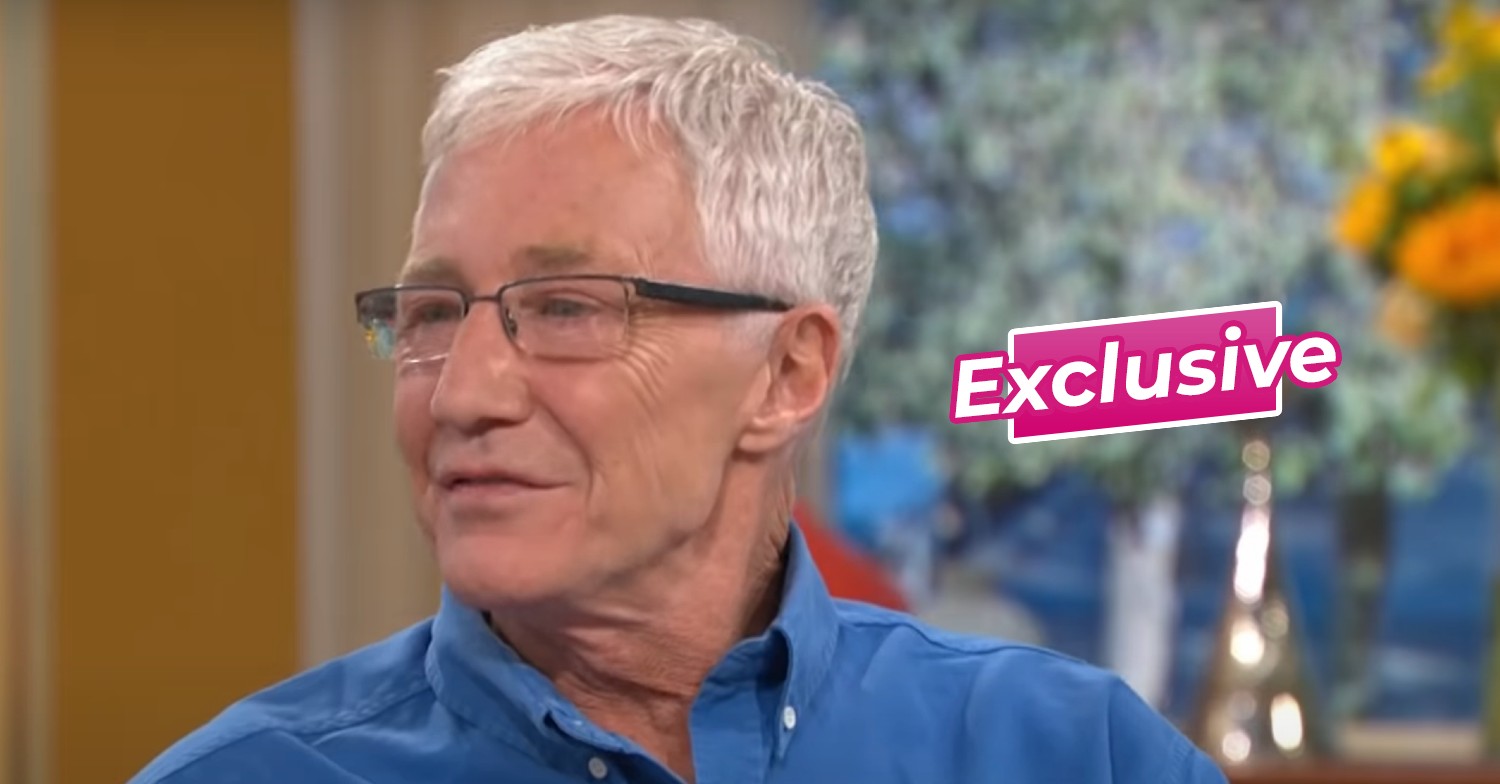Paul O'Grady smiling on This Morning