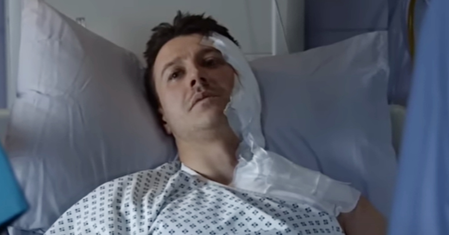 Coronation Street's Ryan is lying on his hospital bed