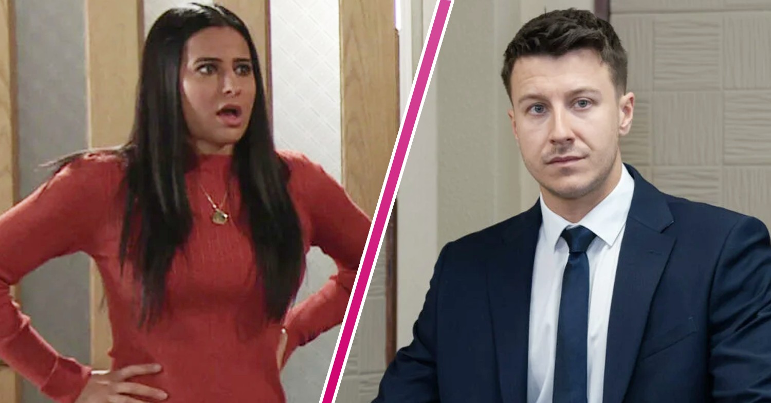 Coronation Street's Alya Nazir and Ryan Connor comp image