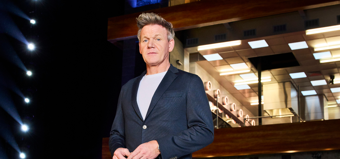 Gordon Ramsay poses for Next Level Chef