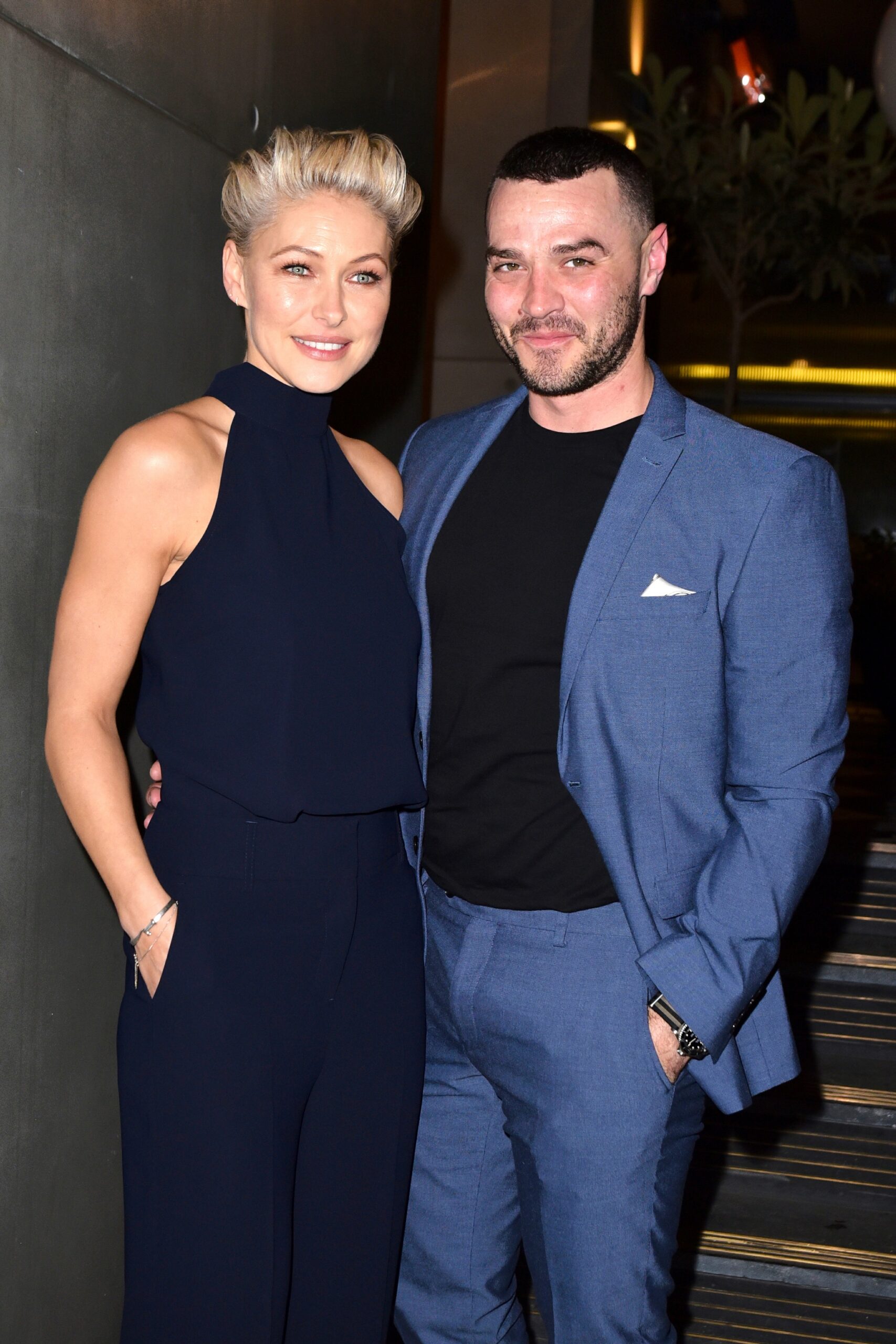 Emma and Matt Willis smile together in 2019