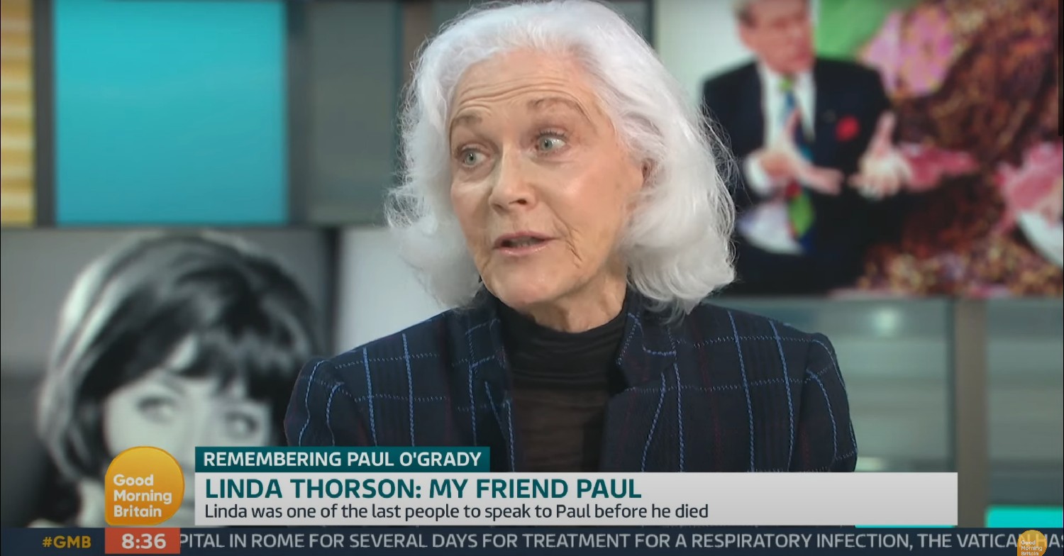 Linda Thorson on GMB today