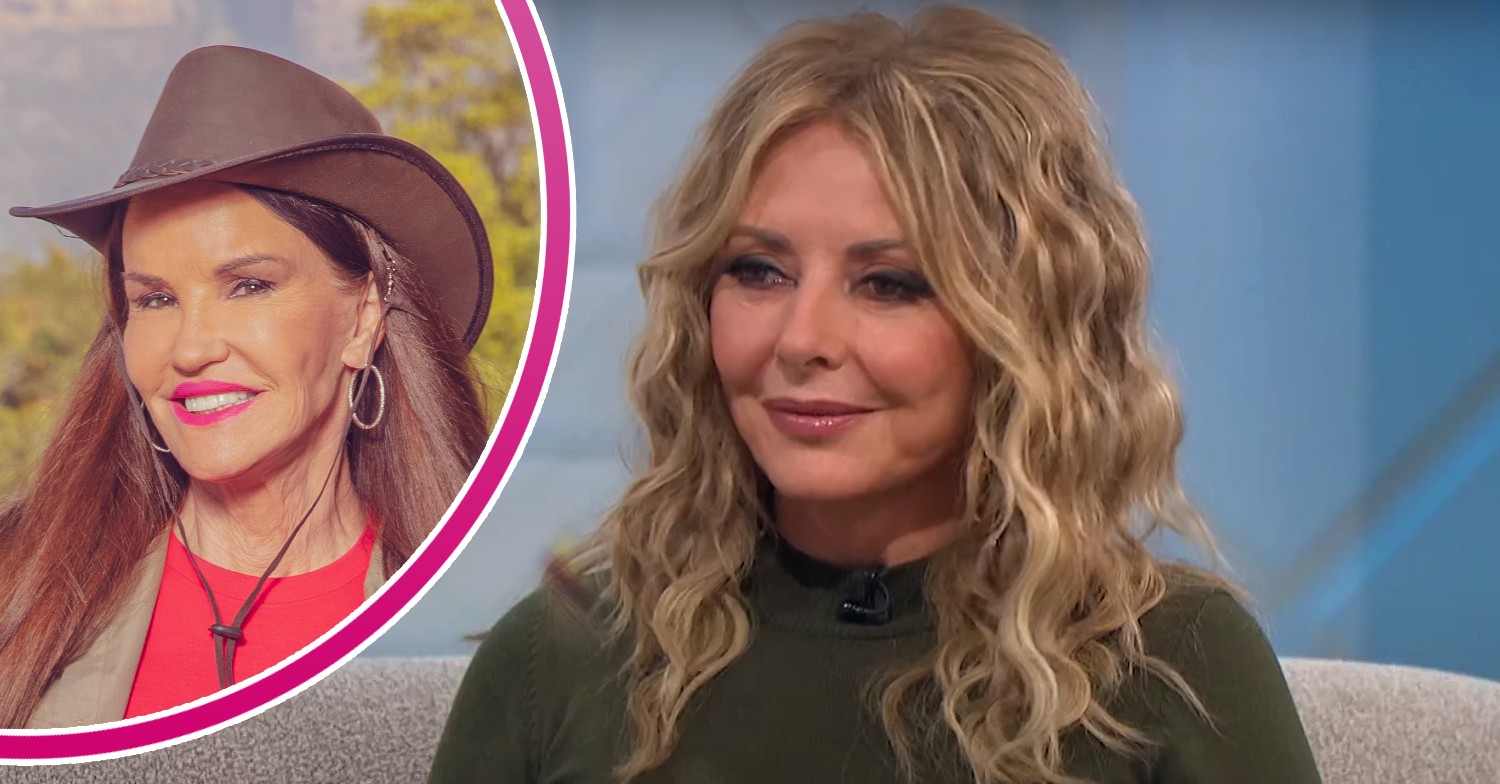 Carol Vorderman and Janice Dickinson smiling