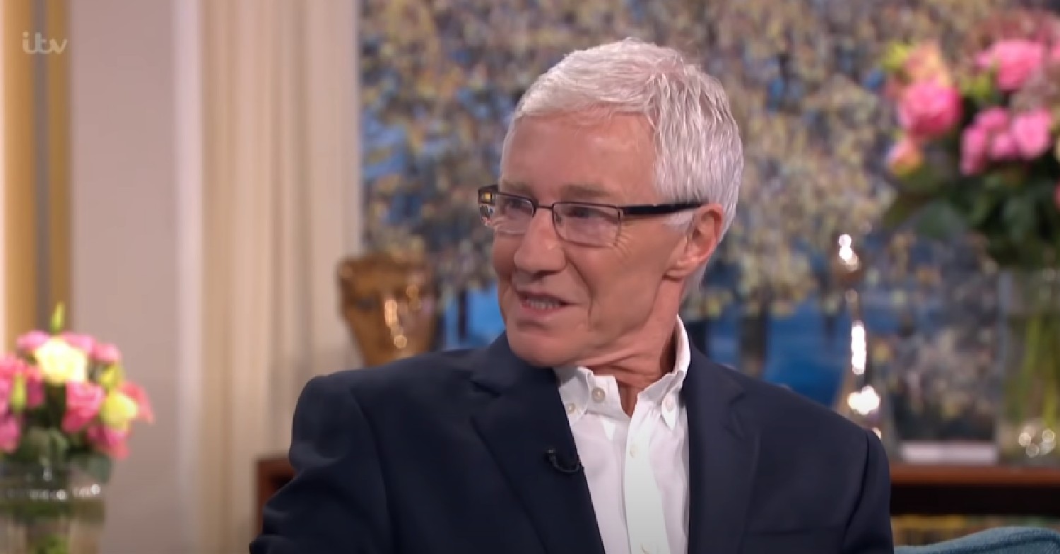 Paul O'Grady speaking in suit on This Morning