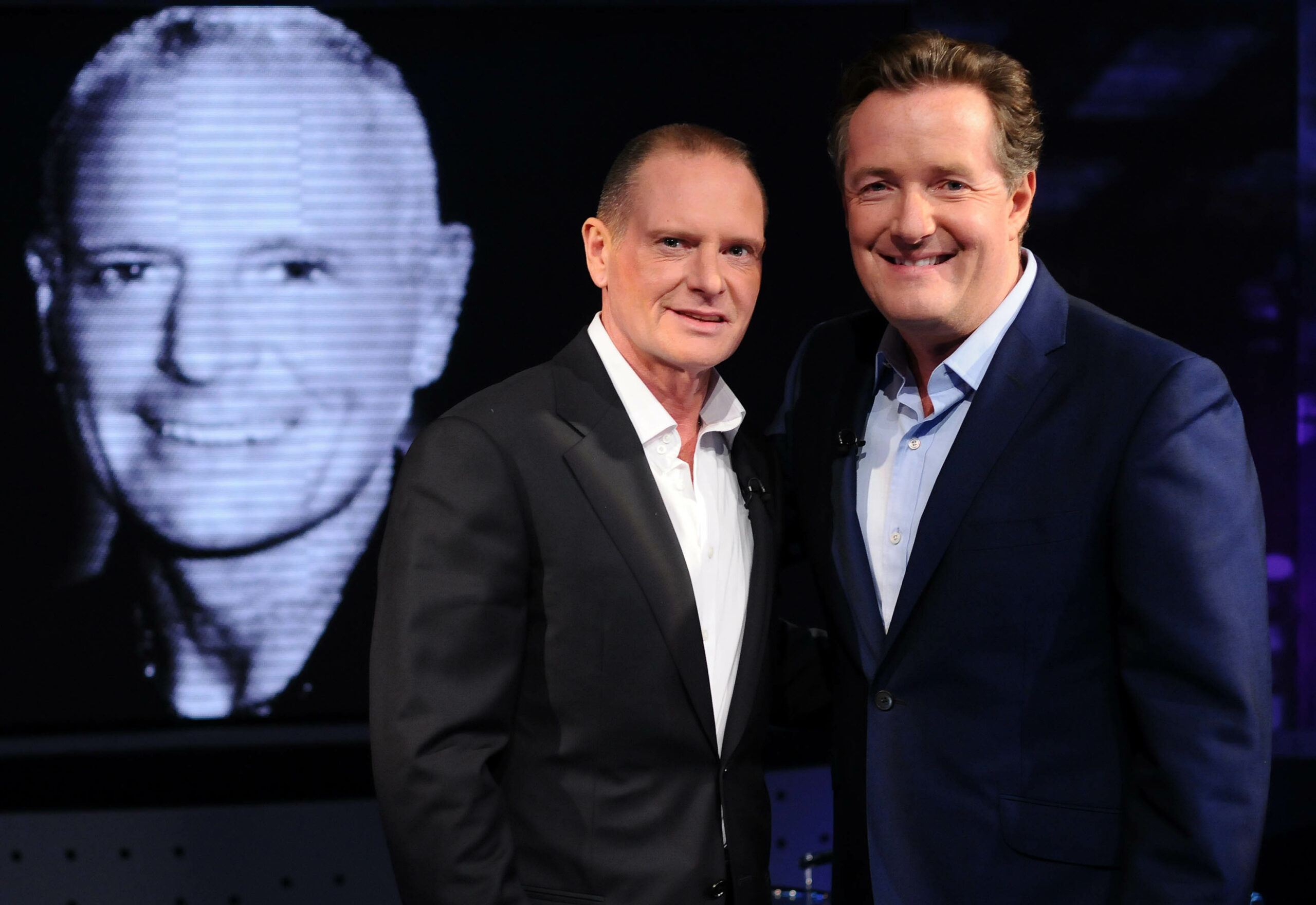Paul Gascoigne with Piers Morgan on Life Stories