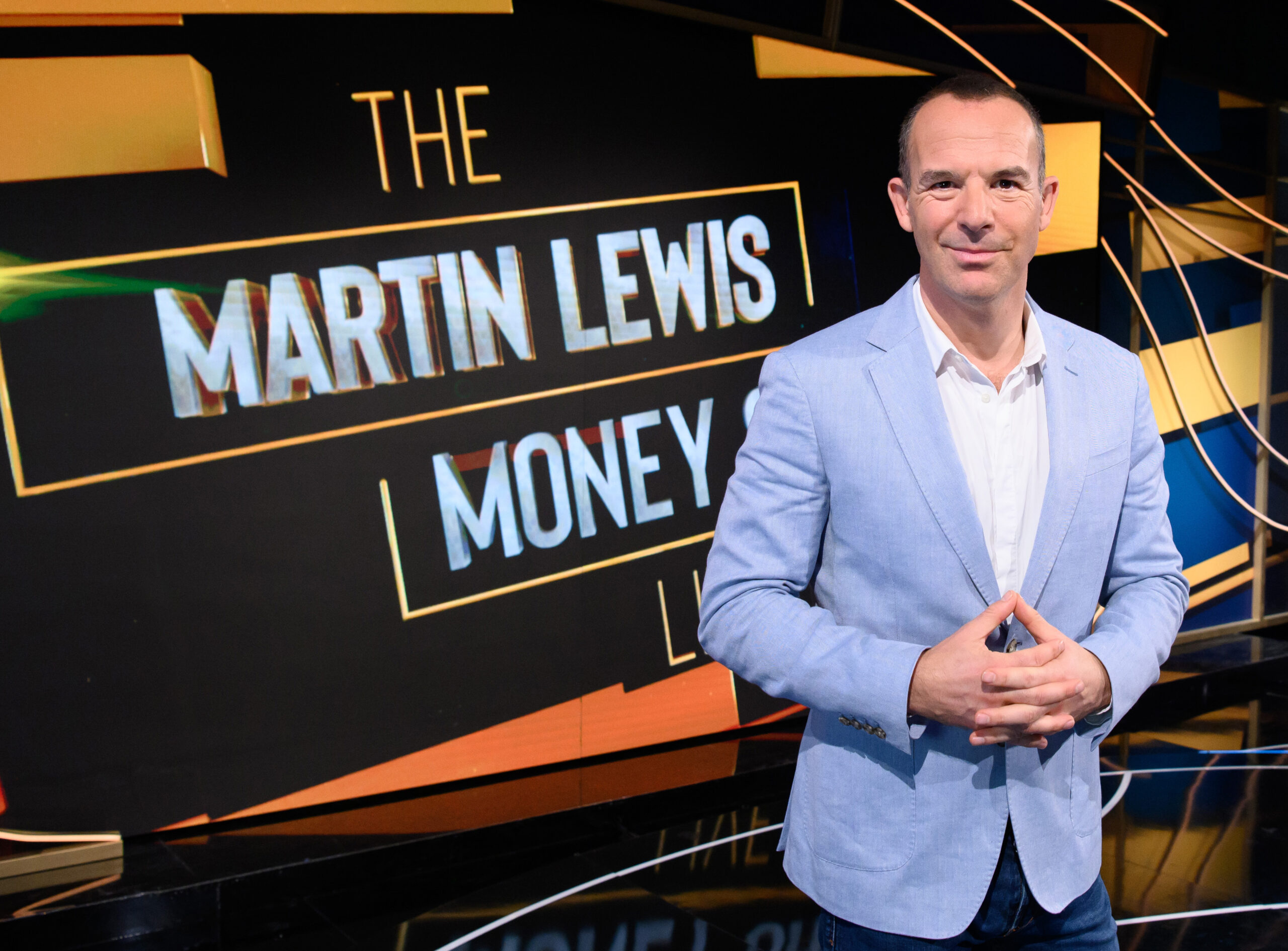 Martin Lewis smiles on the Money Show