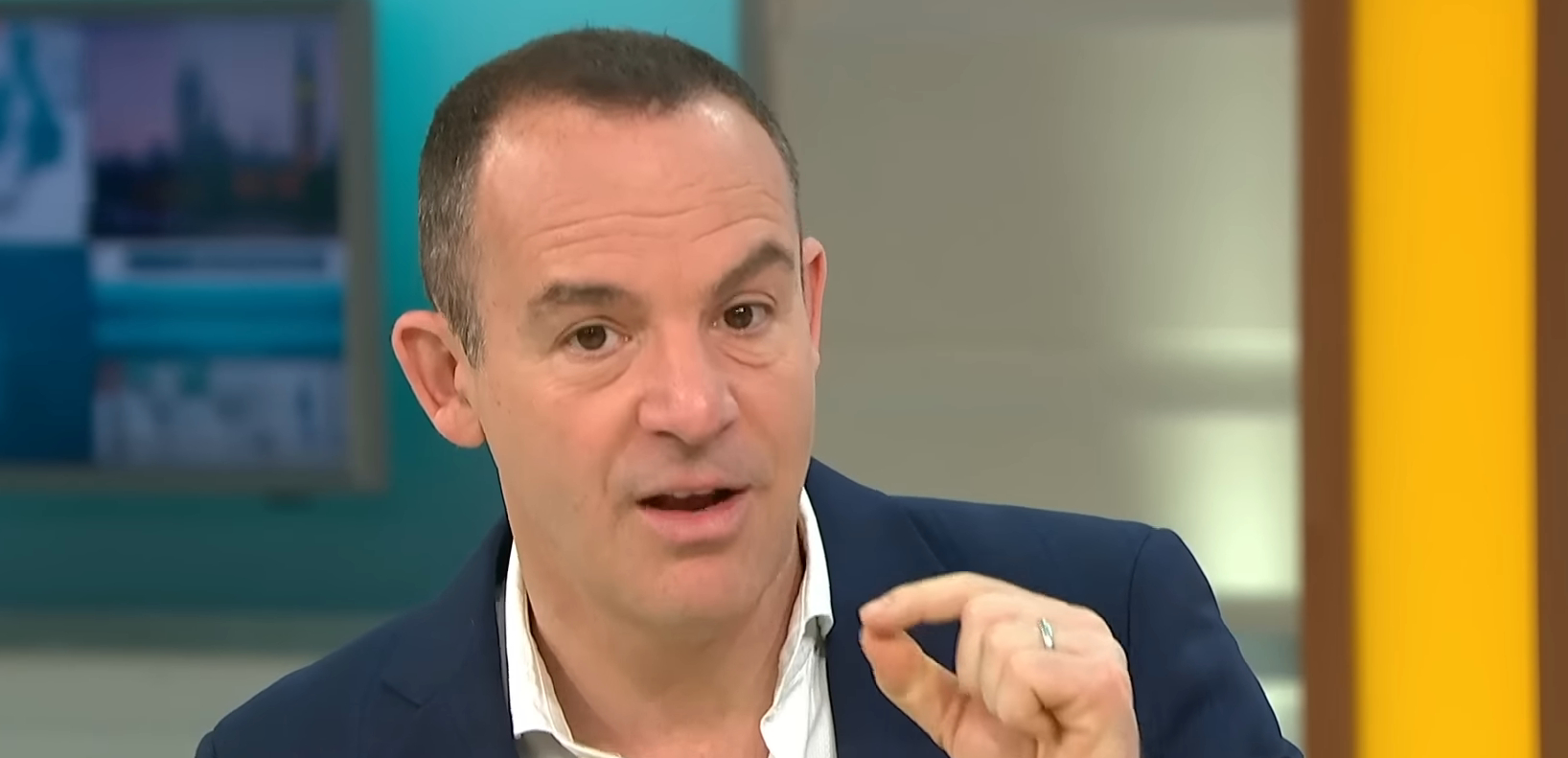 Martin Lewis frowns on Good Morning Britain