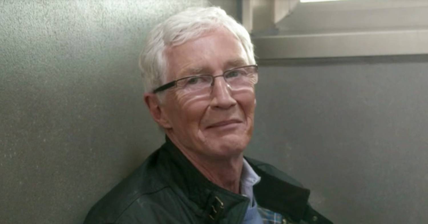 Paul O'Grady looks emotional