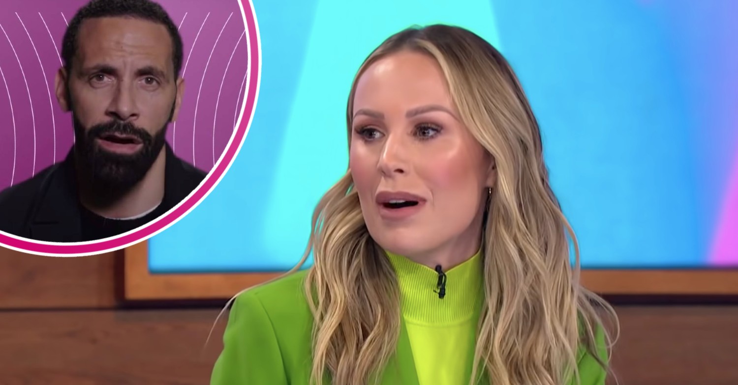 Rio Ferdinand and wife Kate on Loose Women