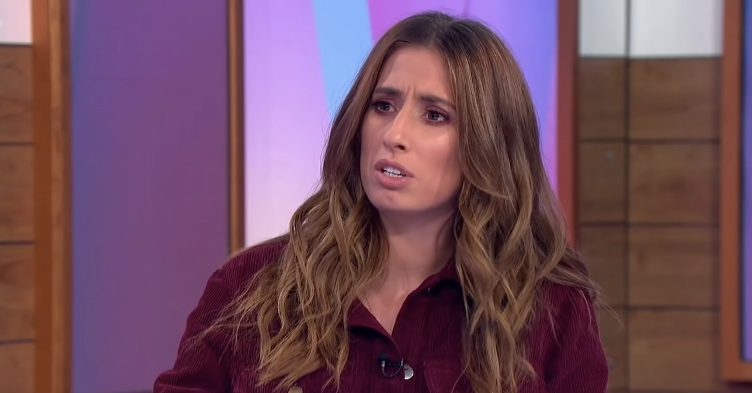 Stacey Solomon looking confused on Loose Women