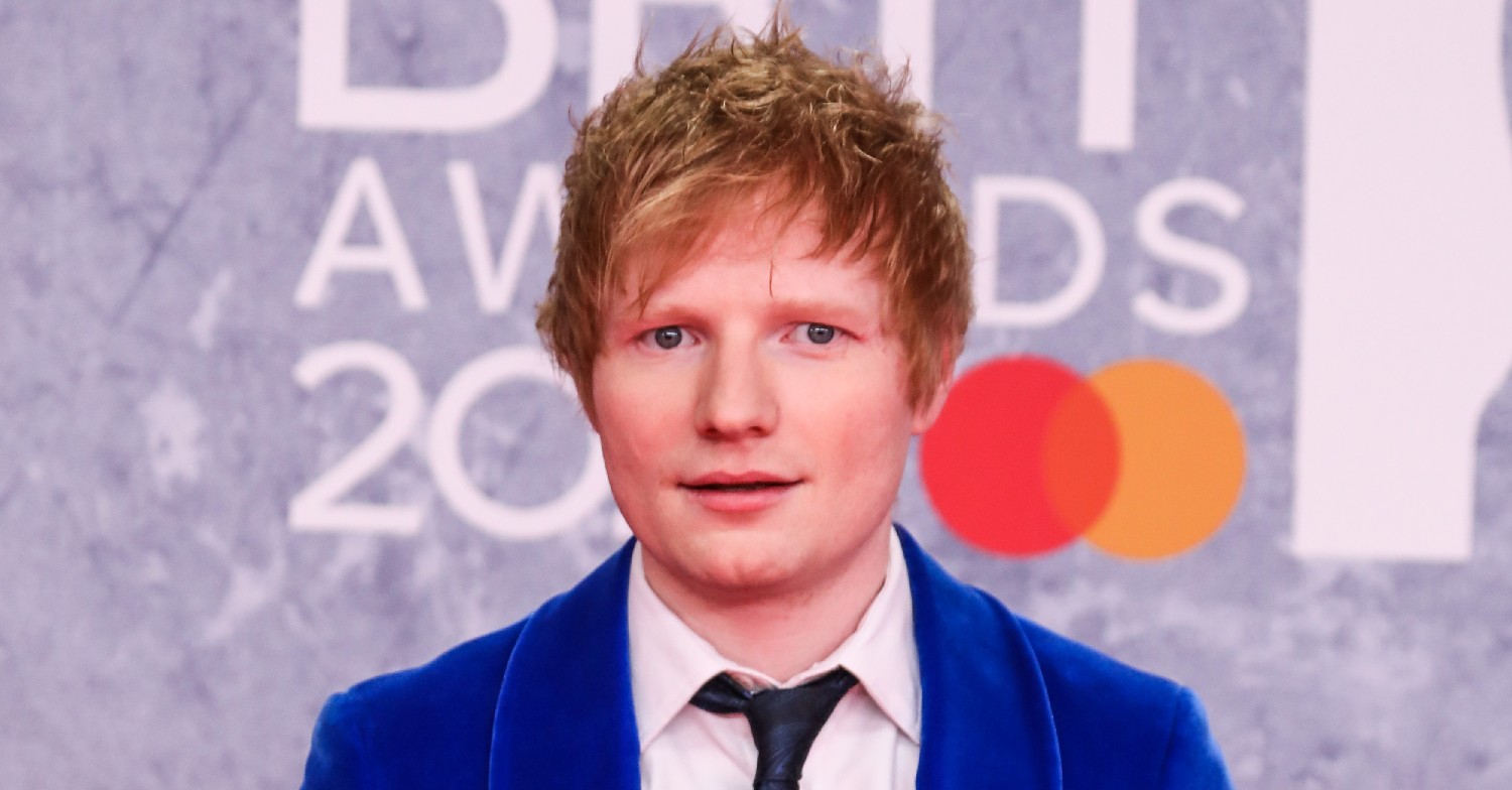Ed Sheeran at the 2022 Brit Awards