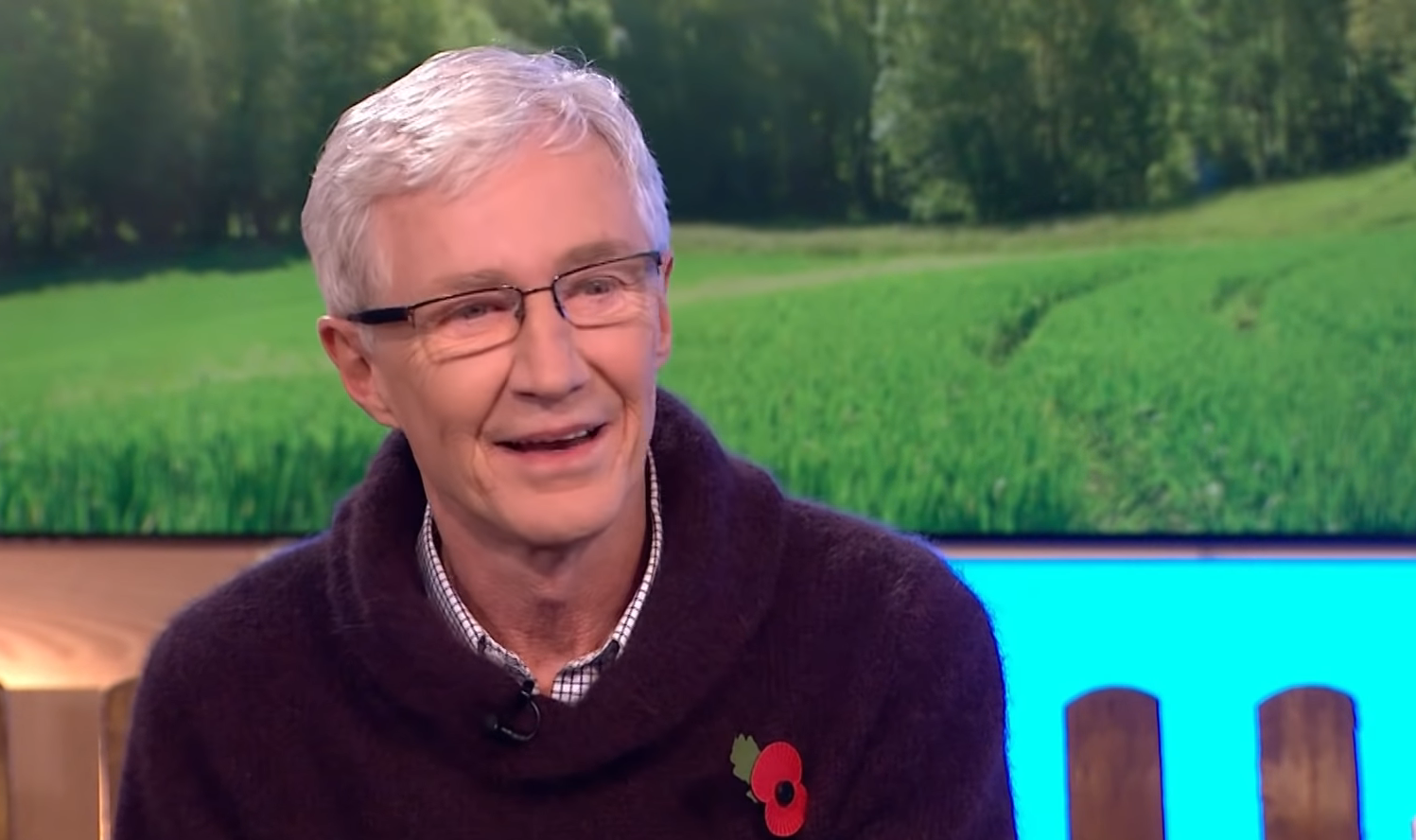 Paul O'Grady smiles on This Morning