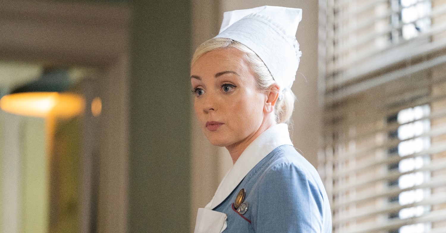 Helen George playing Nurse Trixie in Call the Midwife