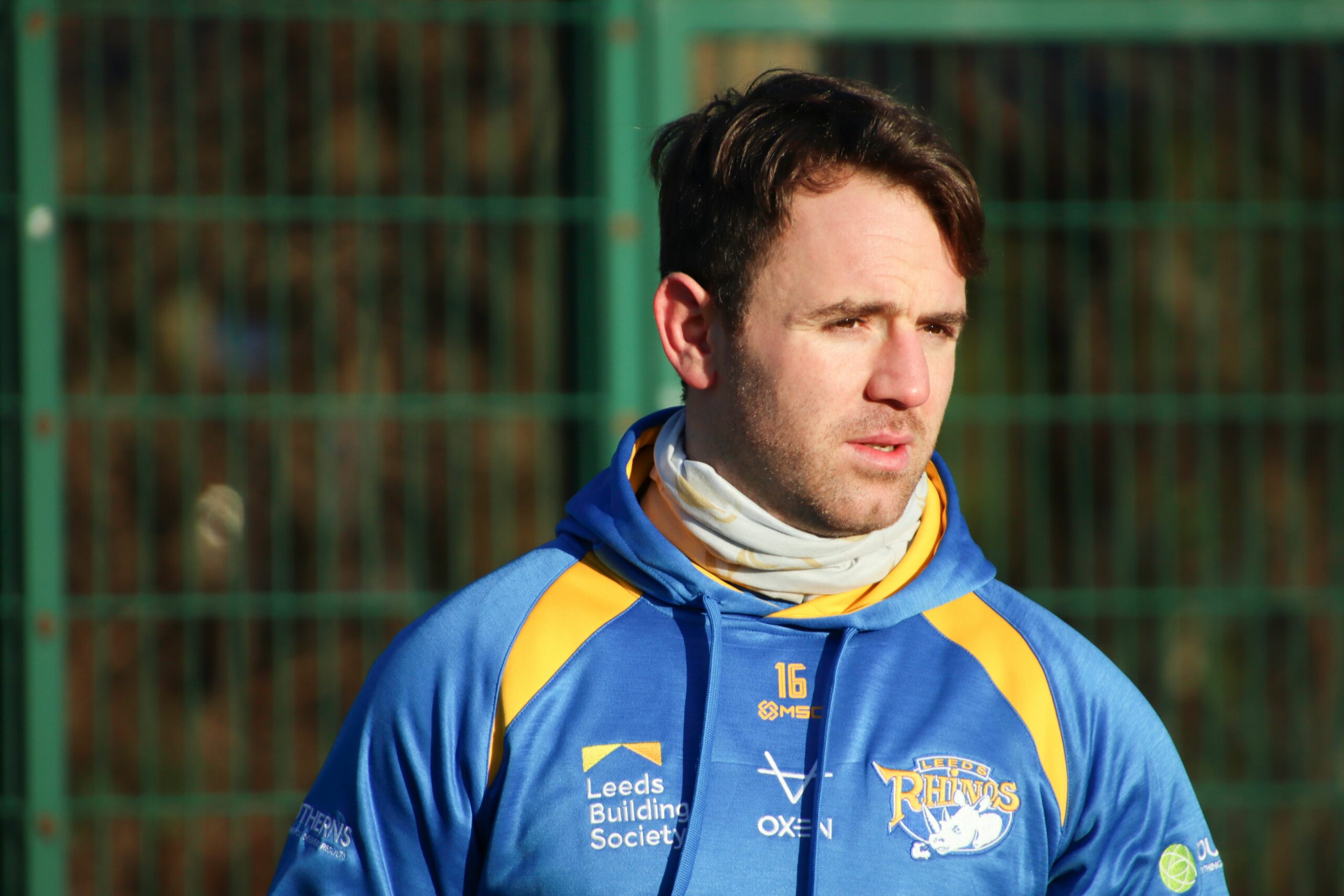 Richie Myler during rugby game