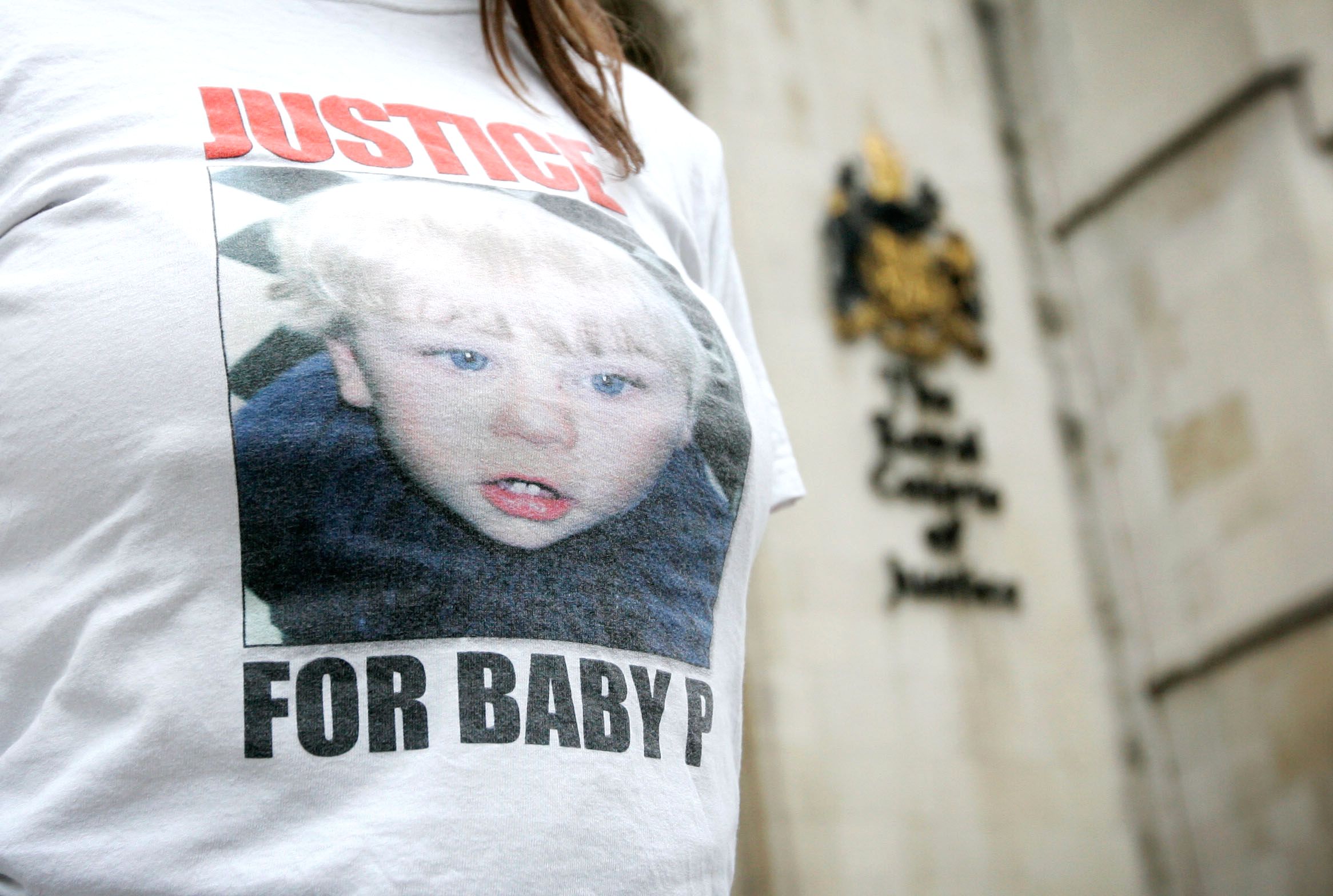 Image of Baby P on campaign t-shirt
