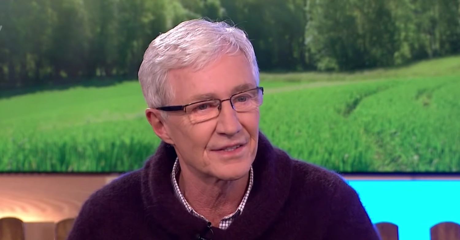 Paul O'Grady smiling on This Morning