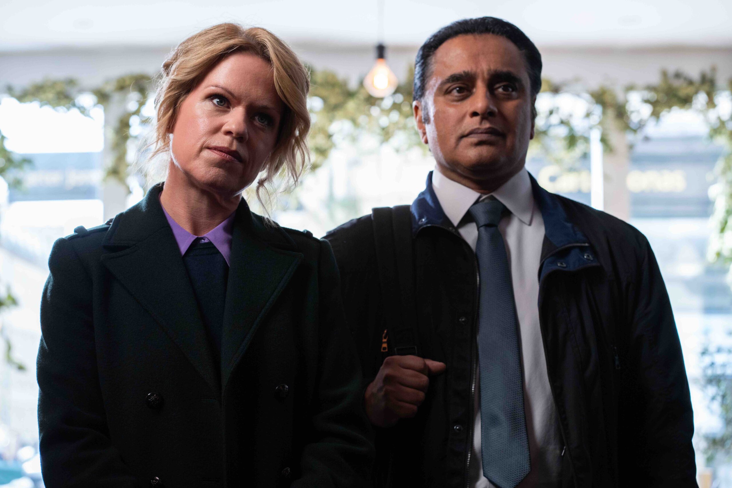 DCI Jess James and Sunny Khan in Unforgotten series 5