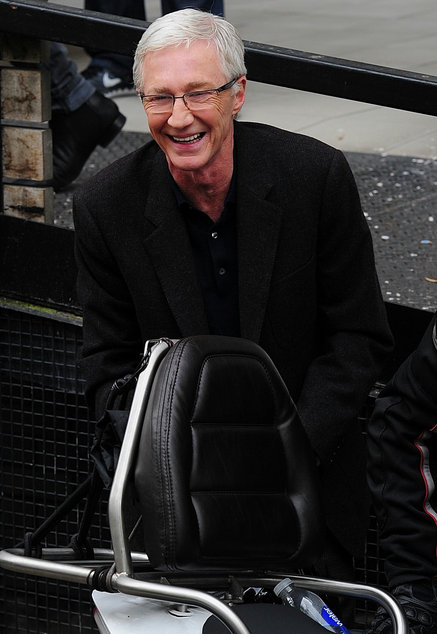 Paul O'Grady smiling outside ITV Studios