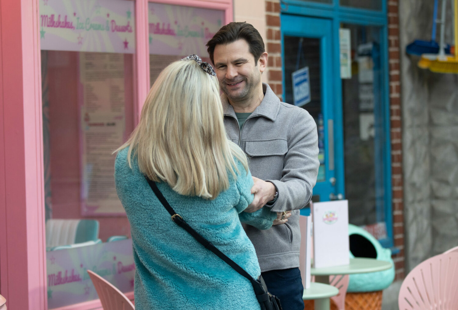 Beth and Marco look lovingly at each other on Corrie