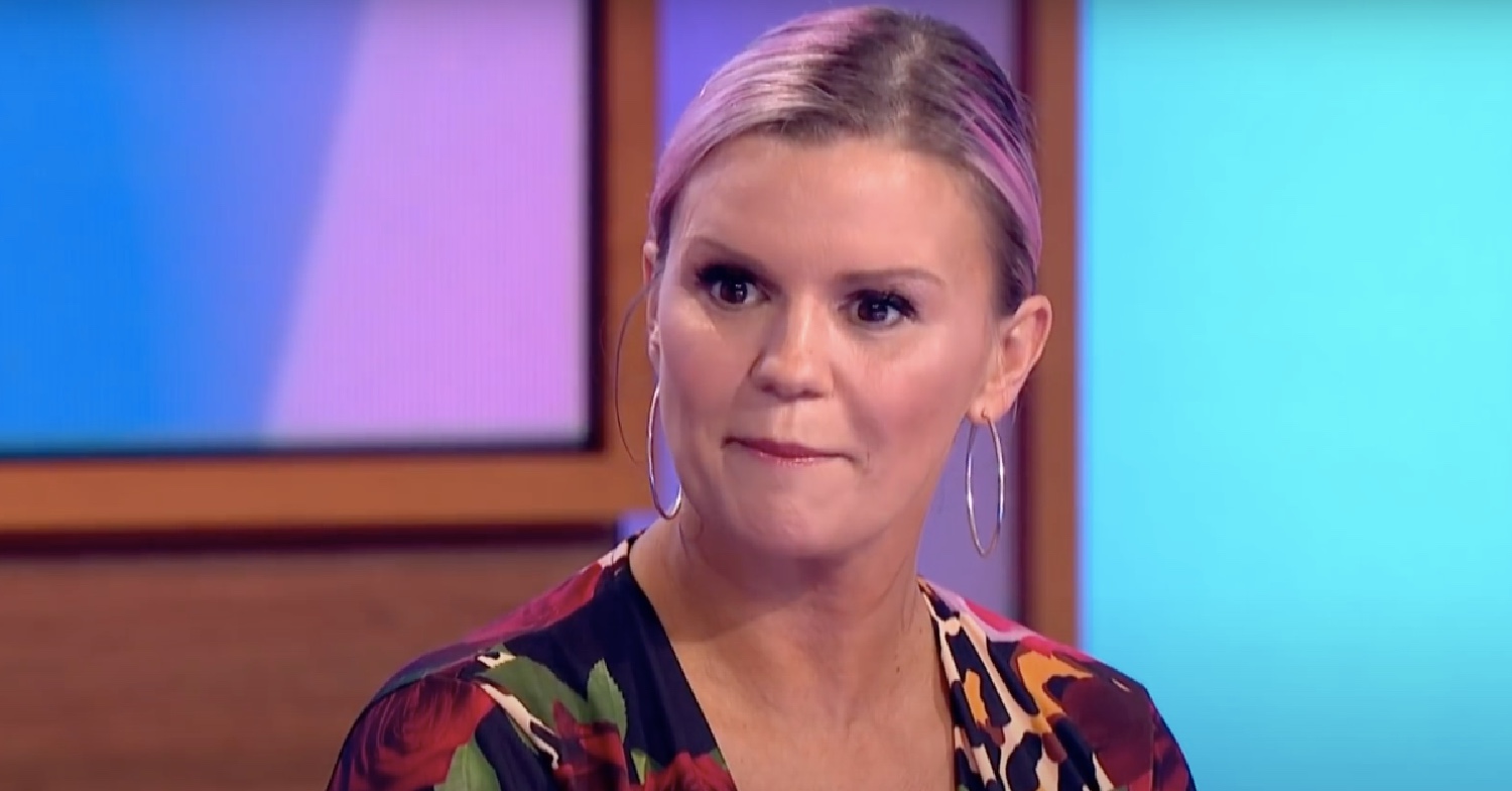 Kerry Katona looking shocked on Loose Women